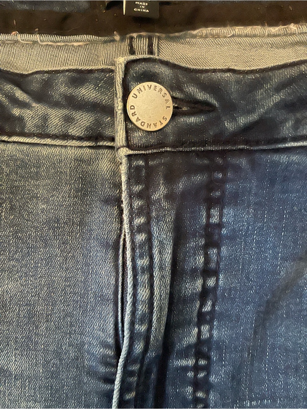 Universal Standard Jeans Size 20 Blue Denim Straight Leg - Picture 3 of 5